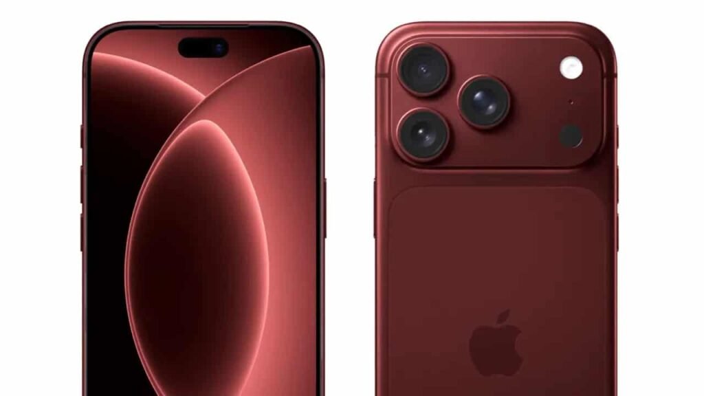 iPhone 18 Pro deve ganhar cor vermelho profundo enquanto rivais Android seguem a tendência.