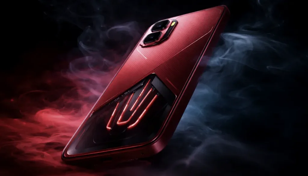 Infinix apresenta o GT 50 Pro, celular gamer com resfriamento líquido.