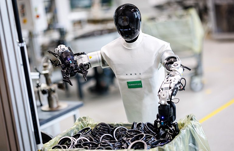 Schaeffler projeta centenas de milhões em pedidos de robôs humanoides até 2030.