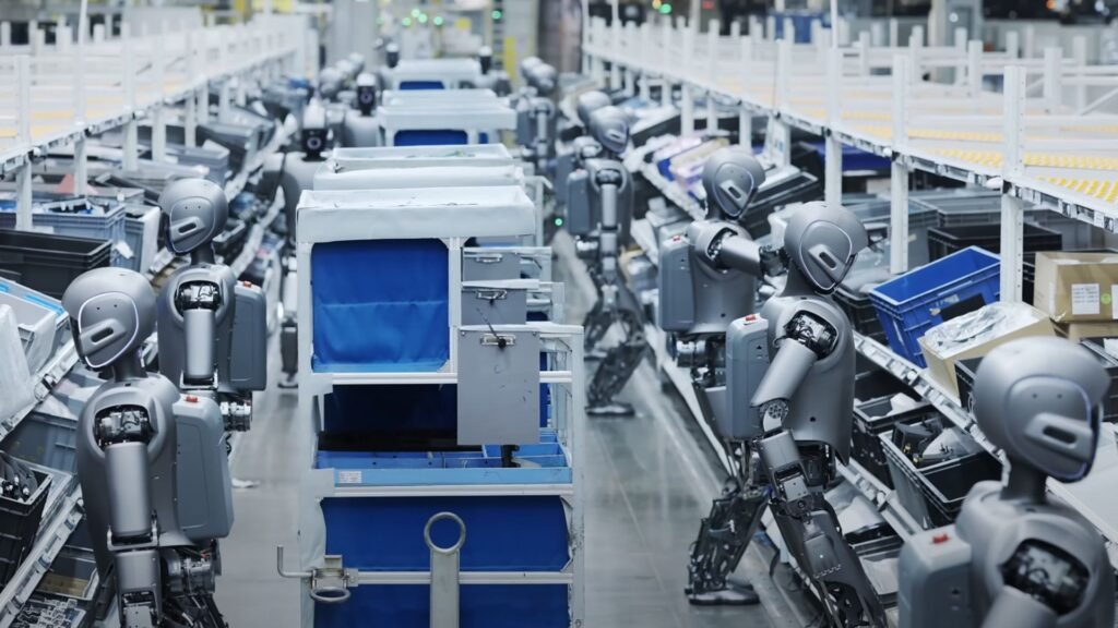 O setor de robôs humanoides da China avança sobre os EUA em implantação no mundo real.