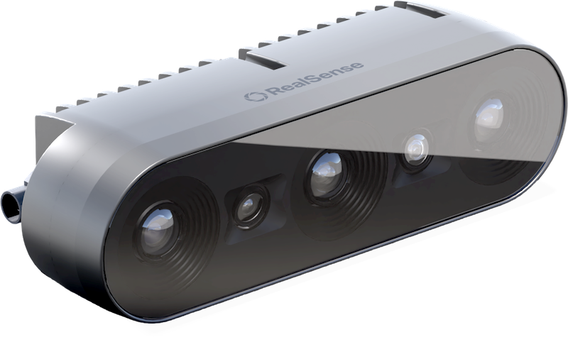 Spinoff da Intel, RealSense, apresenta câmera de profundidade com IA para robôs.